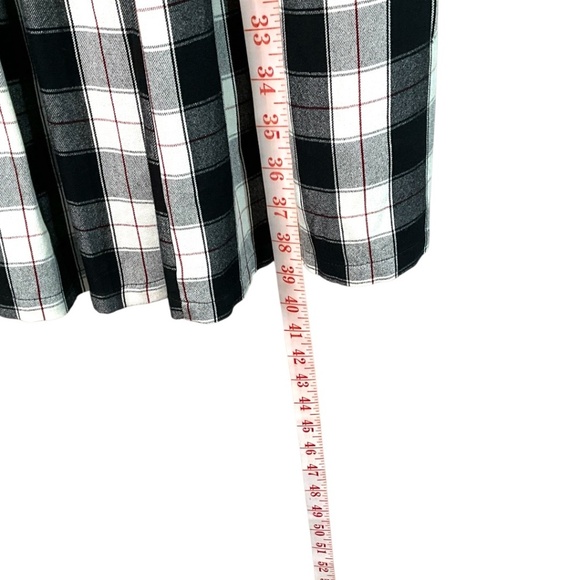 ANTHROPOLOGIE  Maeve 100% Viscose Tiered Plaid Midi Dress Partly Lined US Sz XS - Picture 9 of 14